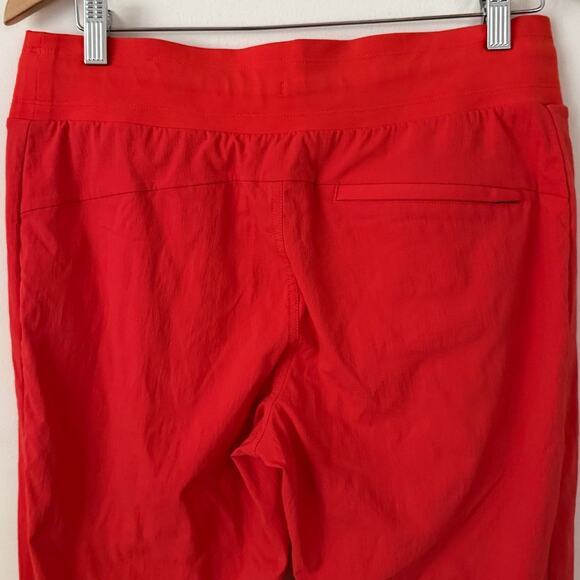 Athleta Orange Trekkie North Joggers High Rise Drawstring Zipper Pockets Pant-10 - Picture 5 of 6